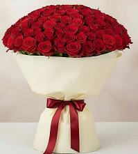 101 Красная роза Милано в Новодмитриевской Букет 101 Красная роза Милано в Новодмитриевской