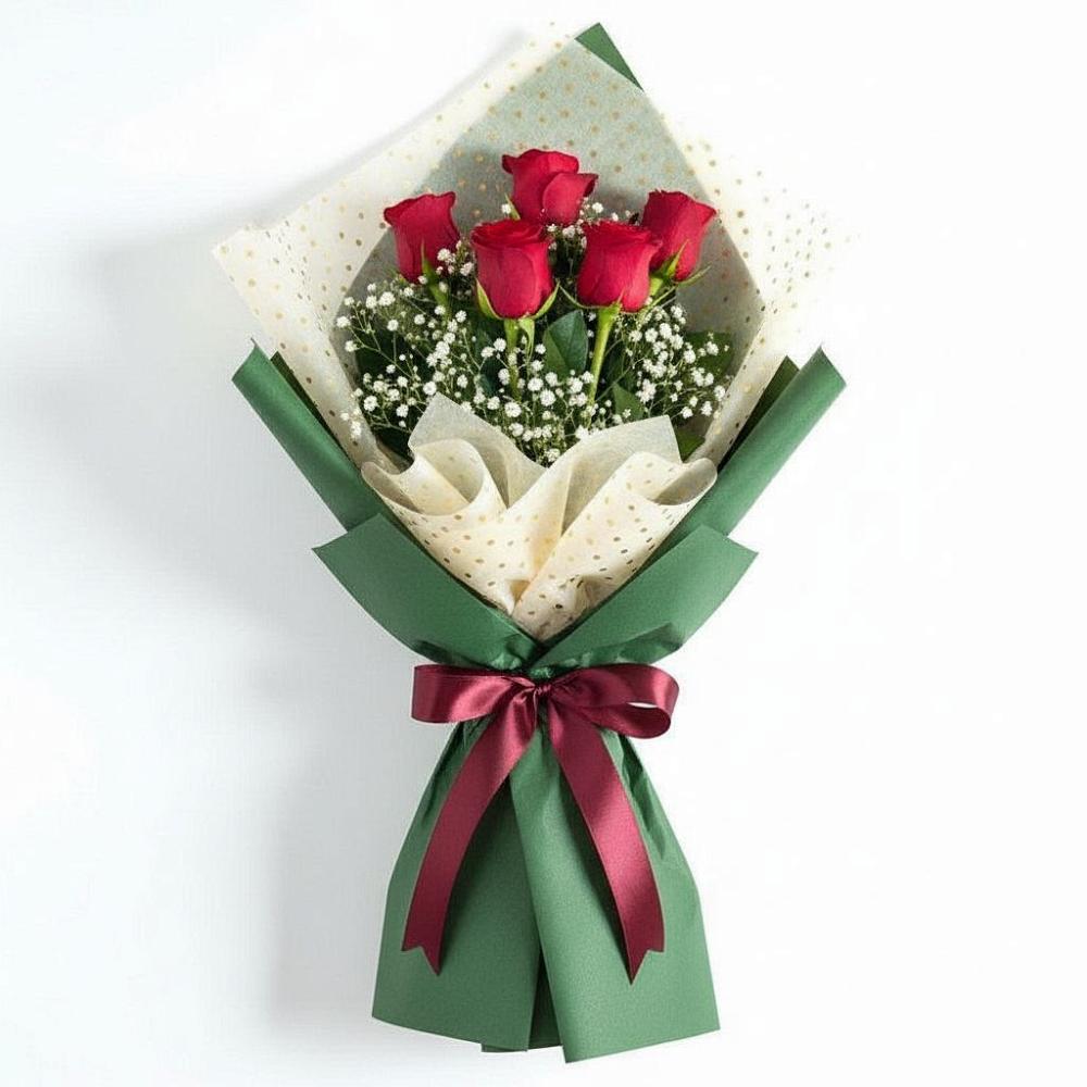 Букет рубиновое очарование в Новодмитриевской Букет цветов из: Розы в Новодмитриевской