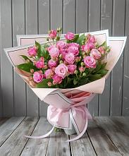 Букет Розовый кустик в Новодмитриевской