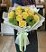 Букет сочно-зеленый в Новодмитриевской Букет цветов из: Хризантемы и Розы в Новодмитриевской