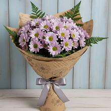 Букет соблазн в Новодмитриевской Букет цветов из:  Хризантемы в Новодмитриевской