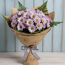 Букет цветов из:  Хризантемы в Новодмитриевской