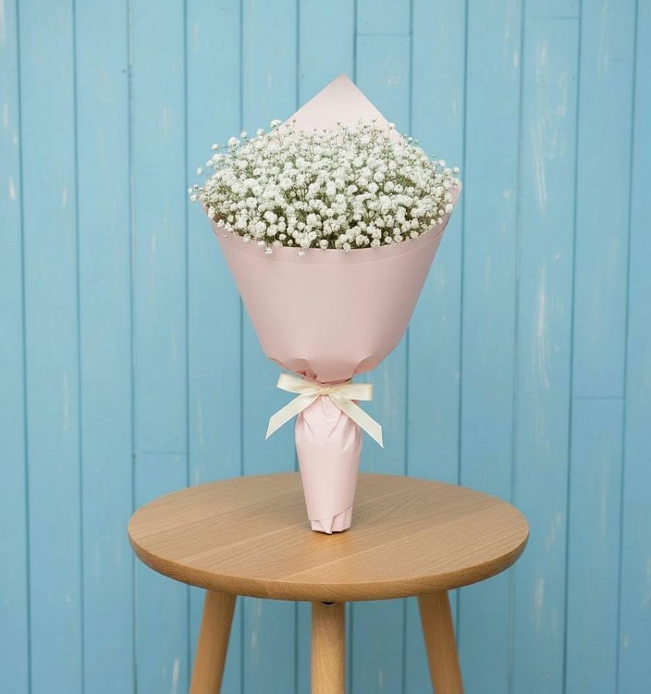 Букет Воздушное настроение в Новодмитриевской Букет цветов из: Гипсофила в Новодмитриевской