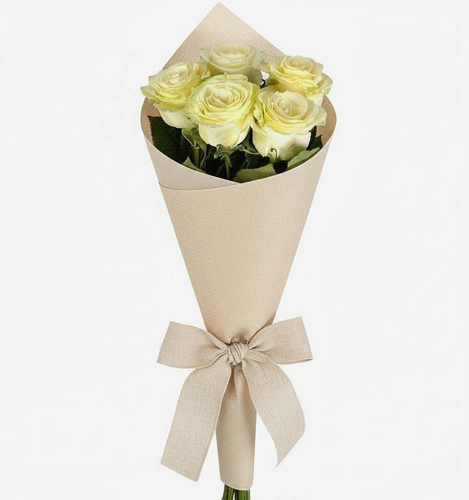 Букет белые крылья в Новодмитриевской Букет цветов из: Розы в Новодмитриевской