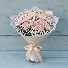 Букет цветов из:  Гвоздики в Новодмитриевской