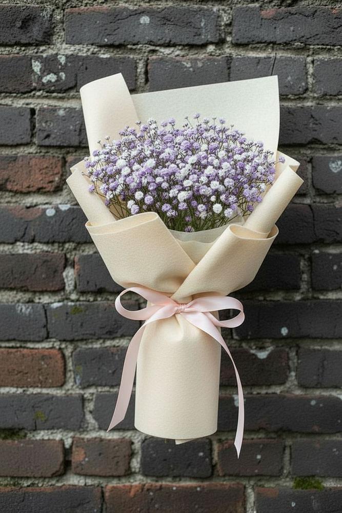 Букет Нежные чувства в Новодмитриевской Букет цветов из: Гипсофила в Новодмитриевской