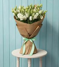 Букет Утренняя Свежесть в Новодмитриевской Букет цветов из:  Лизиантусы в Новодмитриевской