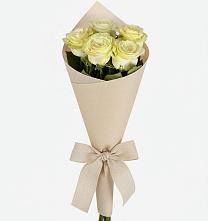 Букет белые крылья в Новодмитриевской Букет цветов из:  Розы в Новодмитриевской