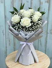 Букет цветов из:  Розы в Новодмитриевской