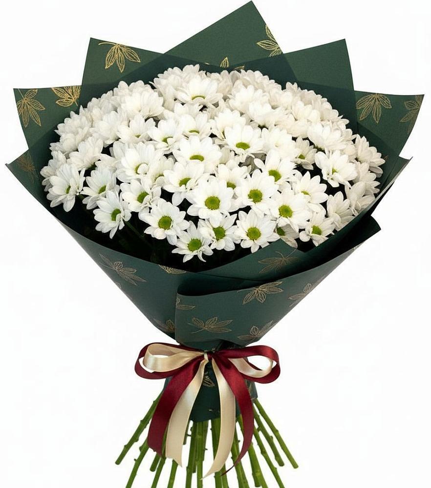 Букет море ромашек в Новодмитриевской Букет цветов из: Хризантемы в Новодмитриевской