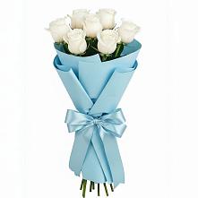 7 Белых роз Проуд #REPLACE_PRED# Новодмитриевской Букет 7 белых роз Проуд #REPLACE_PRED# Новодмитриевской