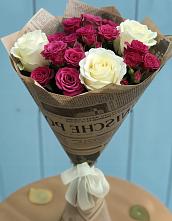 Букет Удивительный из роз в Новодмитриевской Букет цветов из:  Розы в Новодмитриевской