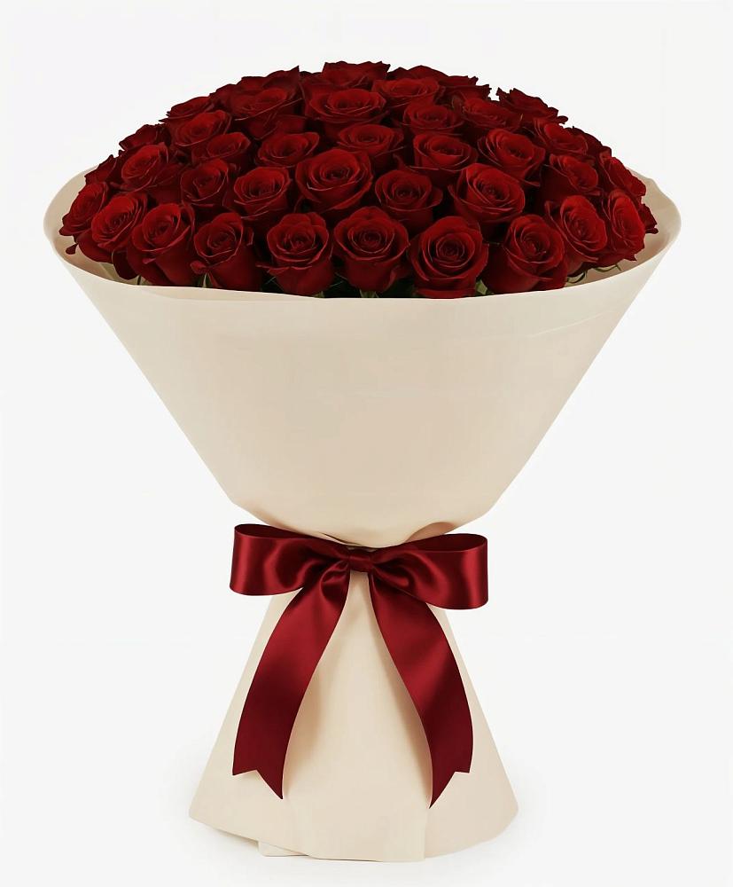 101 Бордовая роза Блэк Бакарра в Новодмитриевской Букет 101 Бордовая роза Блэк Бакарра в Новодмитриевской