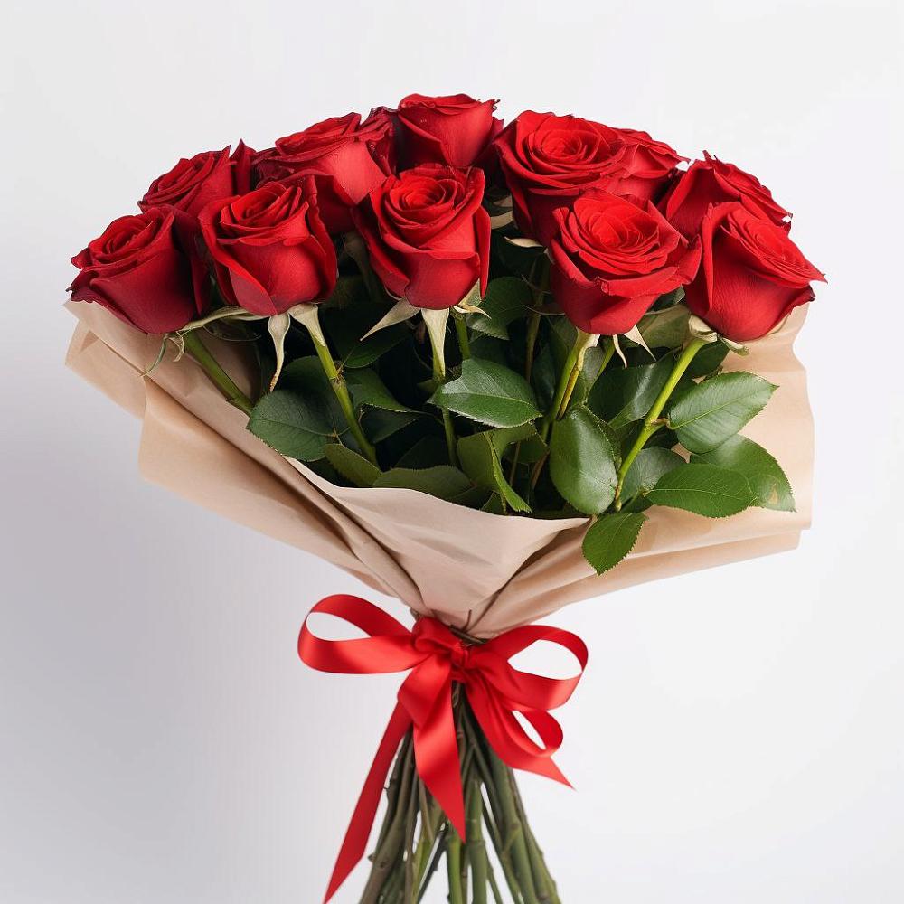 11 Красных роз Эдлесс Лав в Новодмитриевской Букет 11 Красных роз Эдлесс Лав в Новодмитриевской